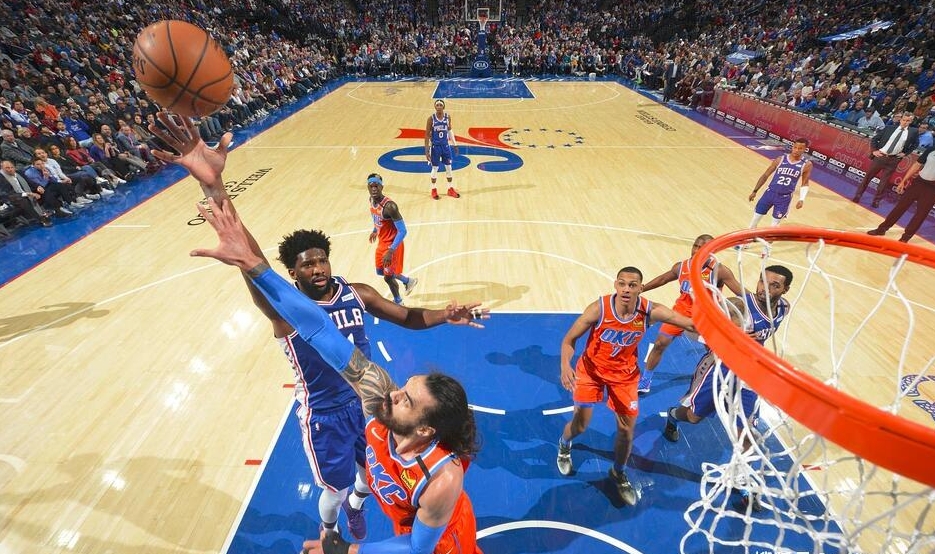 火花四溅！NBA强队对决，俄克拉荷马雷霆挑战费城76人！
